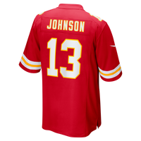 Kansas City Chiefs Nazeeh Johnson Red jersey – view 3