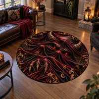 Crimson Veil - Horned Apparition Round Floor Composition - main