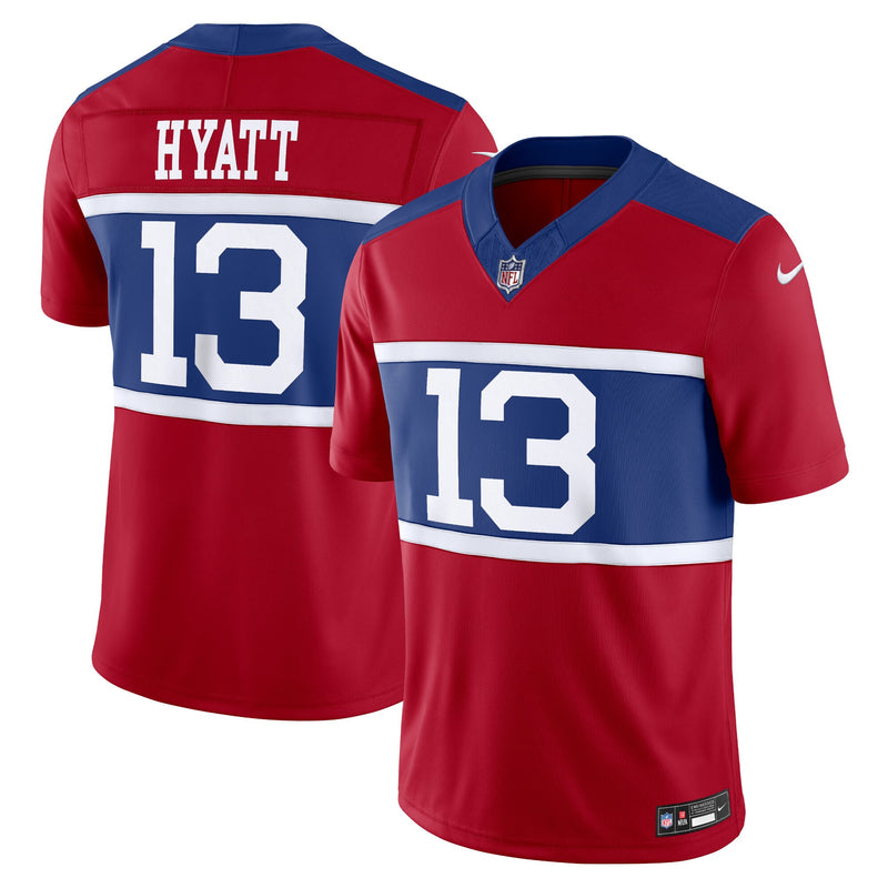New York Giants Jalin Hyatt Red jersey – view 1