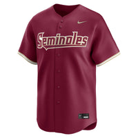 Nike Garnet Florida State Seminoles Baseball Limited Jersey – view 3
