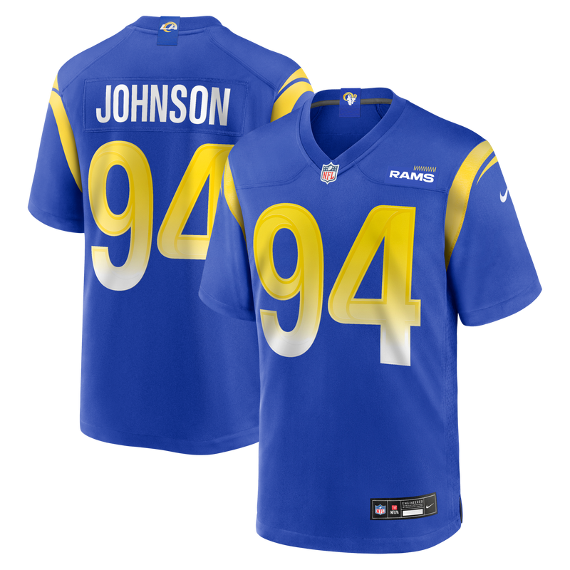 Los Angeles Rams Desjuan Johnson Royal jersey – view 1