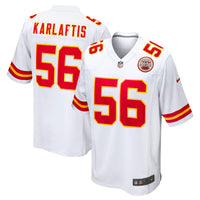 Kansas City Chiefs George Karlaftis White jersey – view 1