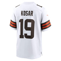 Cleveland Browns Bernie Kosar White jersey – view 4