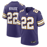 Minnesota Vikings Paul Krause Purple jersey – view 2