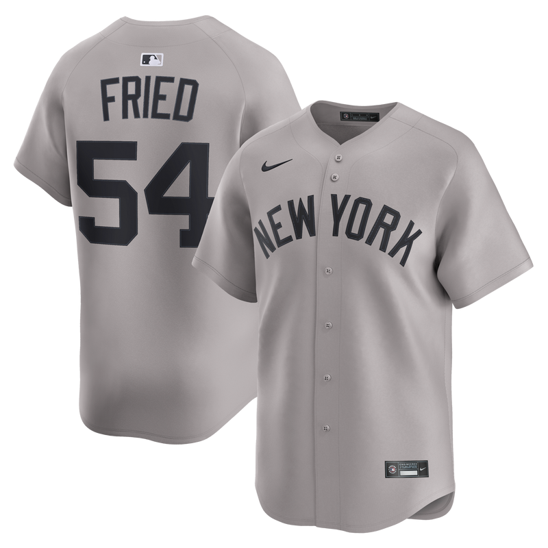 New York Yankees Max Fried Gray jersey – view 1