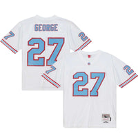 Tennessee Oilers Eddie George White jersey – view 2