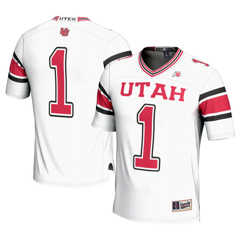 Utah Utes Cardinal jersey – view 1