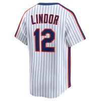 New York Mets Francisco Lindor White jersey – view 4