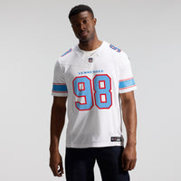 Tennessee Titans Jeffery Simmons White jersey – view 5