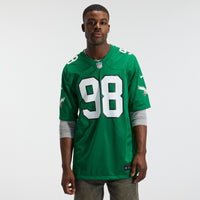 Philadelphia Eagles Jalen Carter Green jersey – view 3