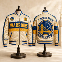 GSW - Bay Area Cream, Royal and Gold in Panel Form - main