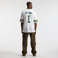 Green Bay Packers Micah Parsons White jersey – view 6