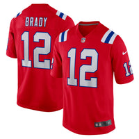 New England Patriots Tom Brady Red jersey – view 2
