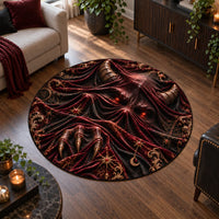 Crimson Veil - Horned Apparition Round Floor Composition - main