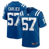 Indianapolis Colts Jaylon Carlies Royal jersey – view 1