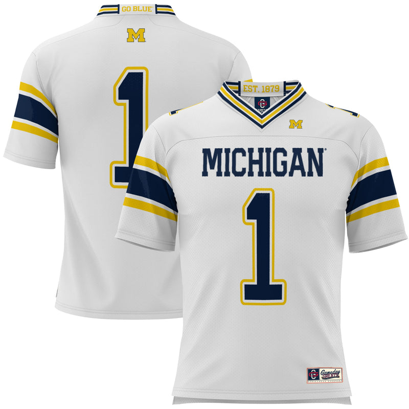 Michigan Wolverines White jersey – view 1