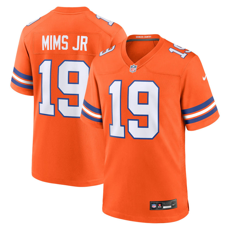 Denver Broncos Marvin Mims Jr Orange jersey – view 1