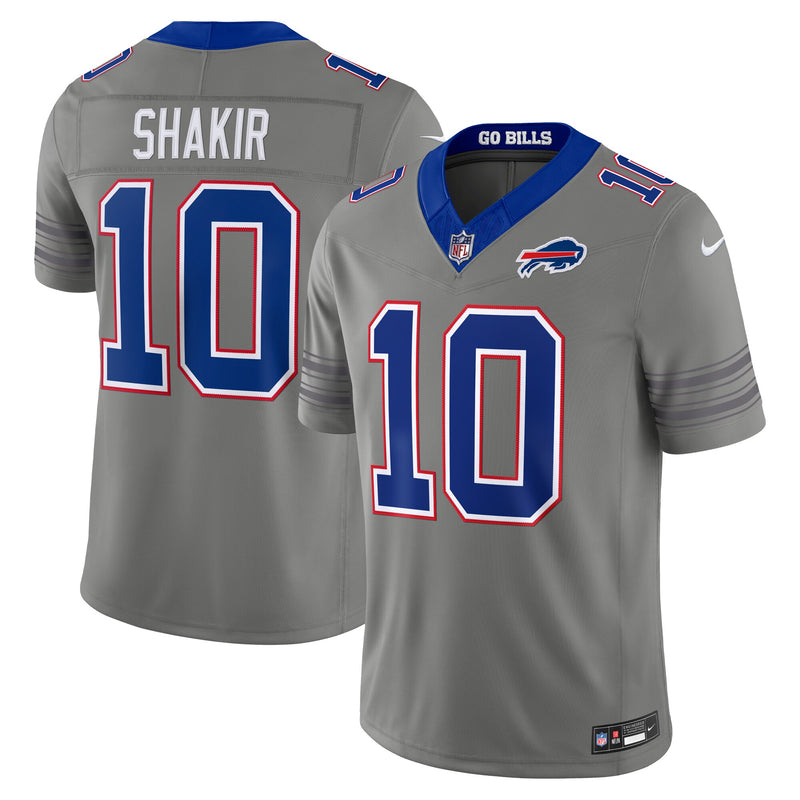 Buffalo Bills Khalil Shakir Gray jersey – view 1