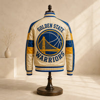 GSW - Bay Area Cream, Royal and Gold in Panel Form - main
