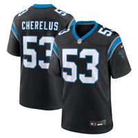 Carolina Panthers Claudin Cherelus Black jersey – view 2