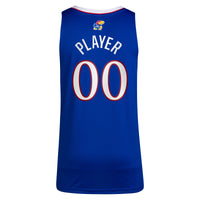 Kansas Jayhawks adidas Royal jersey – view 4