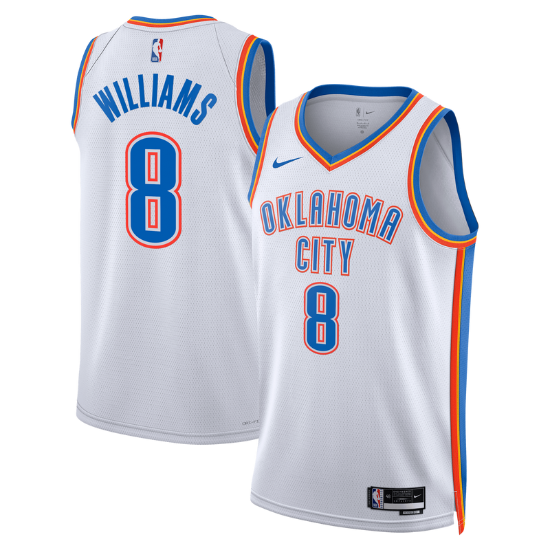 Oklahoma City Thunder Jalen Williams - White jersey – view 1
