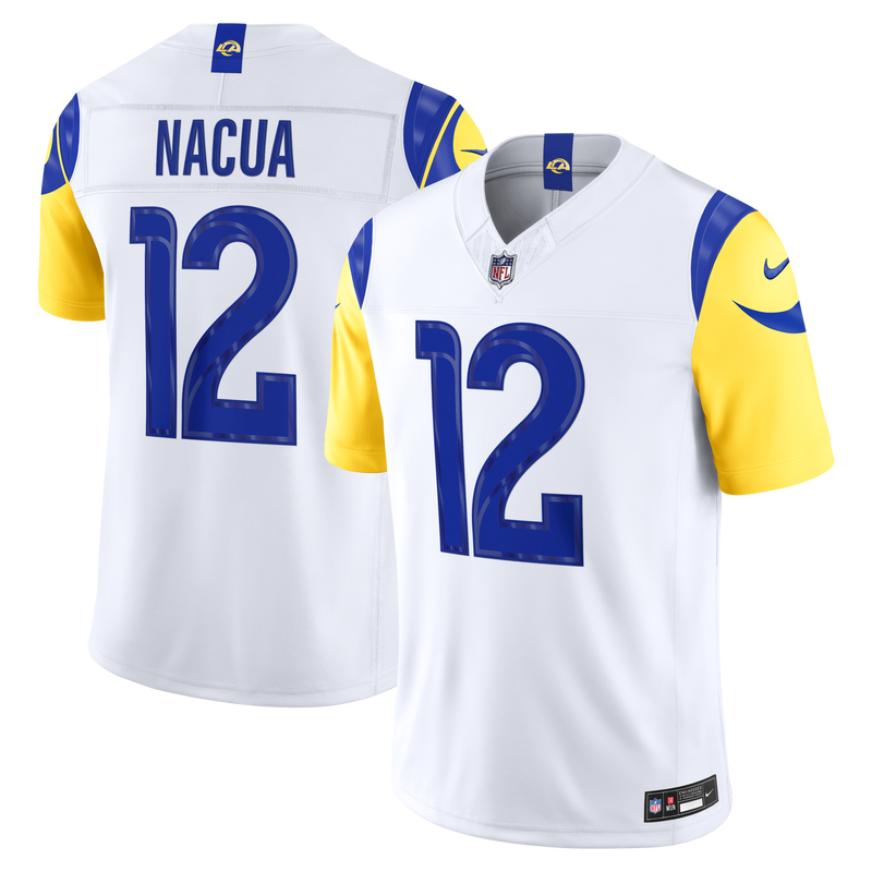 Los Angeles Rams Puka Nacua White jersey – view 1
