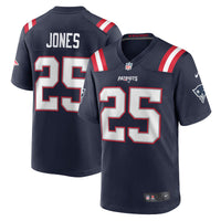 New England Patriots Marcus Jones Navy jersey – view 2