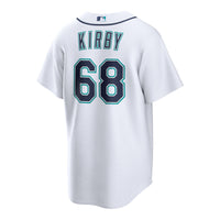 Seattle Mariners George Kirby White jersey – view 3