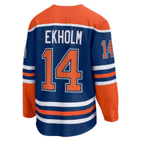 Edmonton Oilers Mattias Ekholm Royal jersey – view 4
