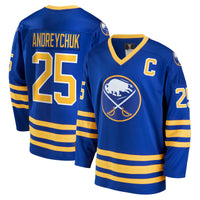 Buffalo Sabres Dave Andreychuk Royal jersey – view 1