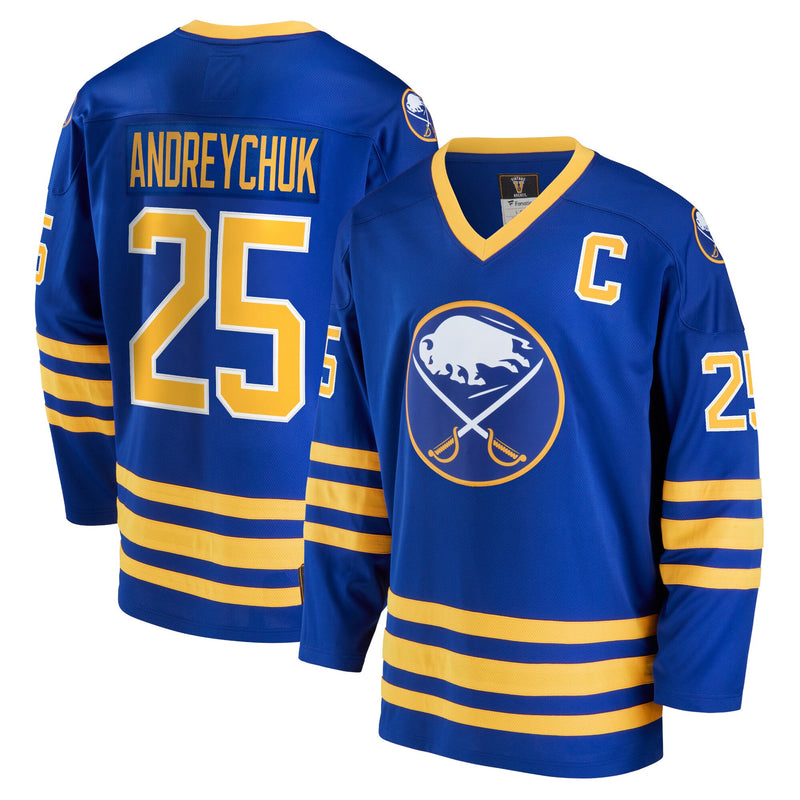 Buffalo Sabres Dave Andreychuk Royal jersey – view 1