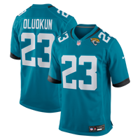 Jacksonville Jaguars Foyesade Oluokun Teal jersey – view 1