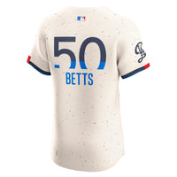 Los Angeles Dodgers Mookie Betts Cream jersey – view 4