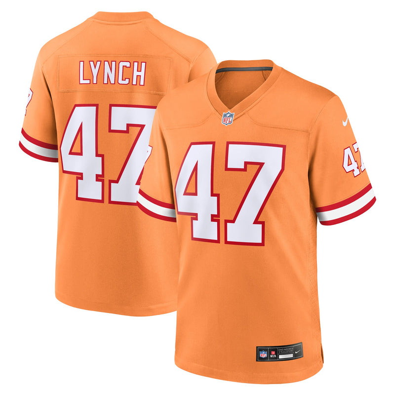 Tampa Bay Buccaneers John Lynch Orange jersey – view 1