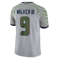 Seattle Seahawks Kenneth Walker III Gray jersey – view 3