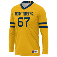 West Virginia Mountaineers Gold jersey – view 3