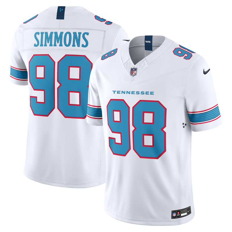 Tennessee Titans Jeffery Simmons White jersey – view 1