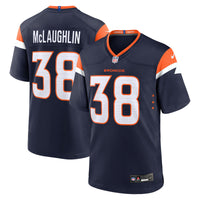 Denver Broncos Jaleel McLaughlin Navy jersey – view 2
