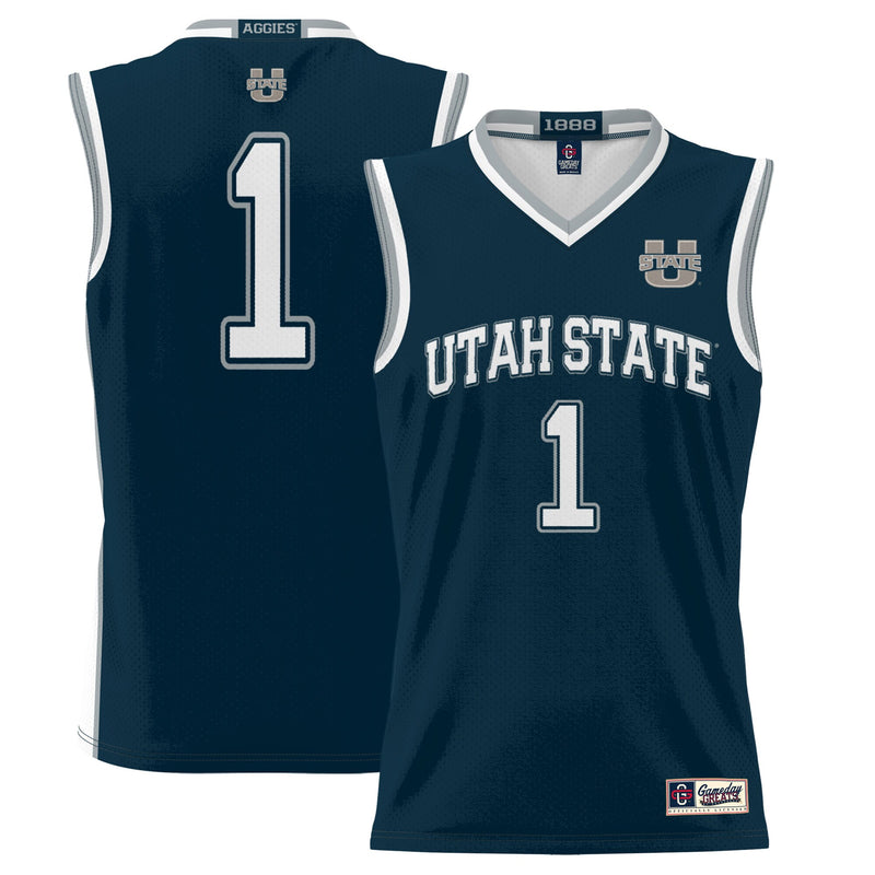 Utah State Aggies Navy jersey – view 1