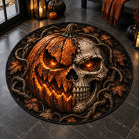 Half Pumpkin, Half Skull - A Floor Piece Built for Impact - main