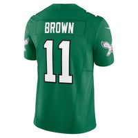 Philadelphia Eagles A.J. Brown Kelly Green jersey – view 4