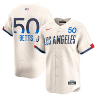 Los Angeles Dodgers Mookie Betts Cream jersey – view 2