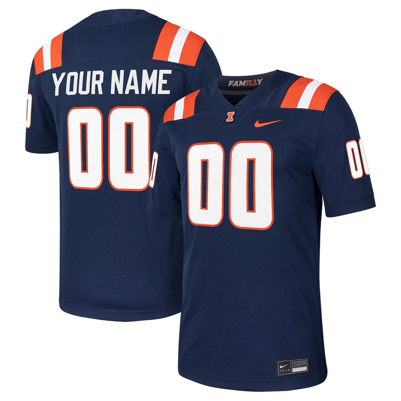 Illinois Fighting Illini Navy jersey – view 1