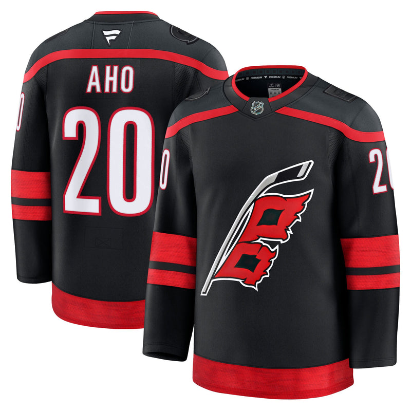 Carolina Hurricanes Sebastian Aho Black jersey – view 1