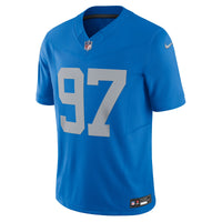 Detroit Lions Aidan Hutchinson Blue jersey – view 3