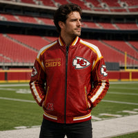 KC Arrowhead Attitude - Red and Gold Panel Jacket - main