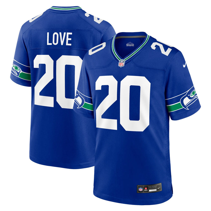 Seattle Seahawks Julian Love Royal jersey – view 1