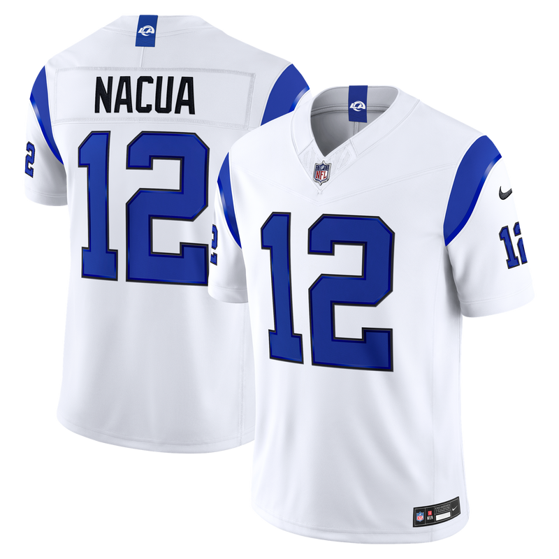 Los Angeles Rams Puka Nacua White jersey – view 1