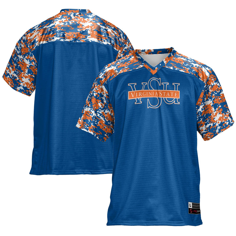 Virginia State Trojans GameDay Greats Blue jersey – view 1